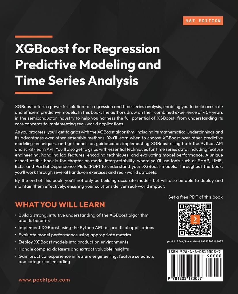 Weitere Ansicht: XGBoost for Regression Predictive Modeling and Time Series Analysis | Partha Pritam Deka, Joyce Weiner