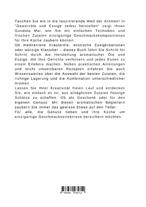 Weitere Ansicht: Gewürzöle und Essige selbst herstellen | Gundula Mai