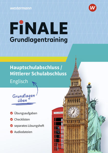 Produktbild: FiNALE Prüfungstraining - Hauptschulabschluss, Mittlerer Schulabschluss. Grundlagentraining Englisch | Julia Goldschmidt, Maraike Osterkamp