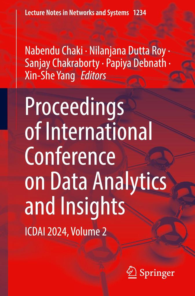 Produktbild: Proceedings of International Conference on Data Analytics and Insights