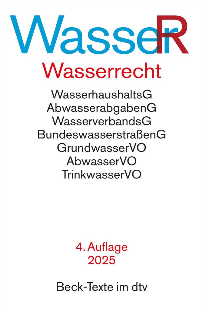 Produktbild: Wasserrecht. WasserR | Michael Reinhardt
