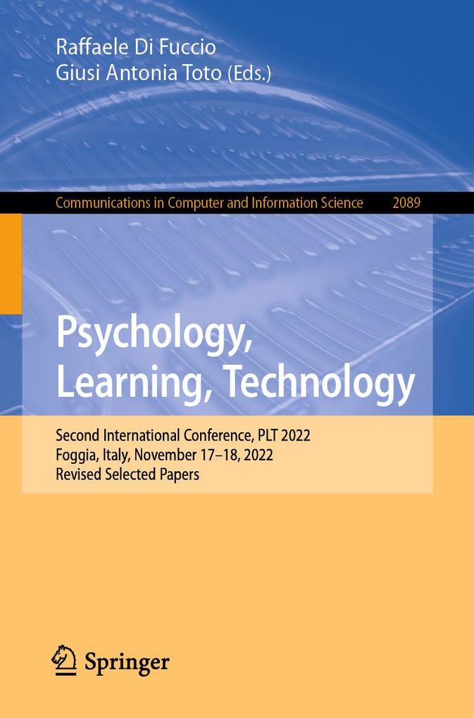 Produktbild: Psychology, Learning, Technology