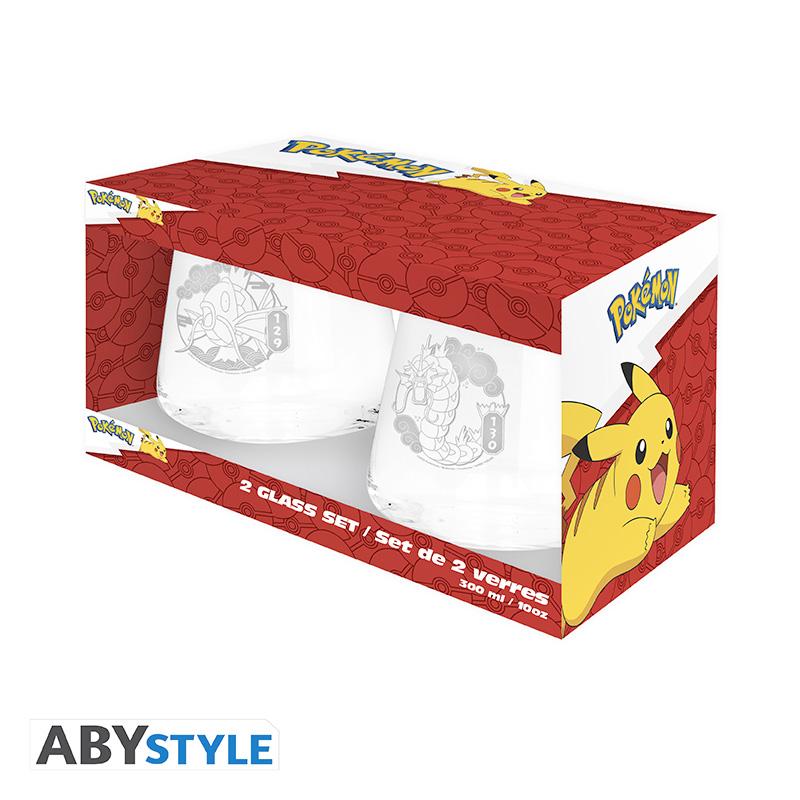 Produktbild: POKEMON 2 Glass Set Magikarp & Gyarados