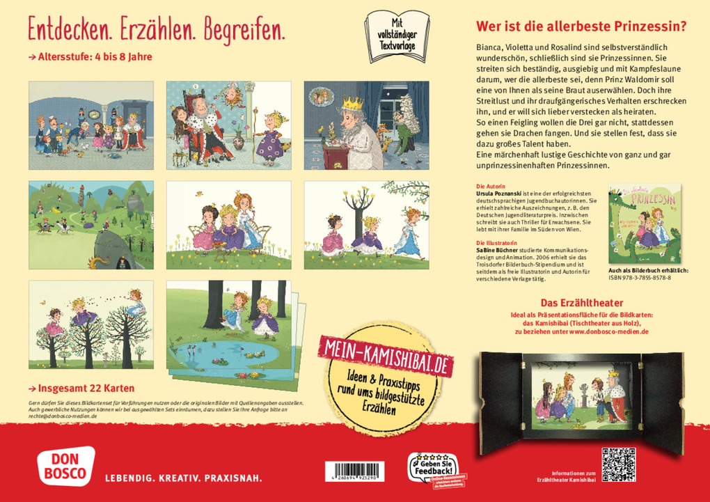 Weitere Ansicht: Die allerbeste Prinzessin. Kamishibai Bildkartenset | Ursula Poznanski