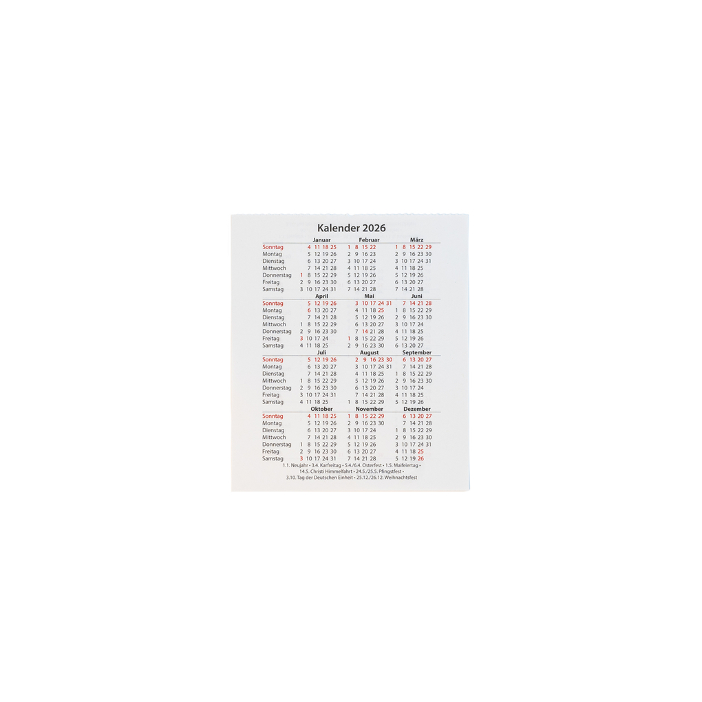 Weitere Ansicht: Neukirchener Kalender 2026 - Großer Abreißkalender in lesefreundlicher Schrift
