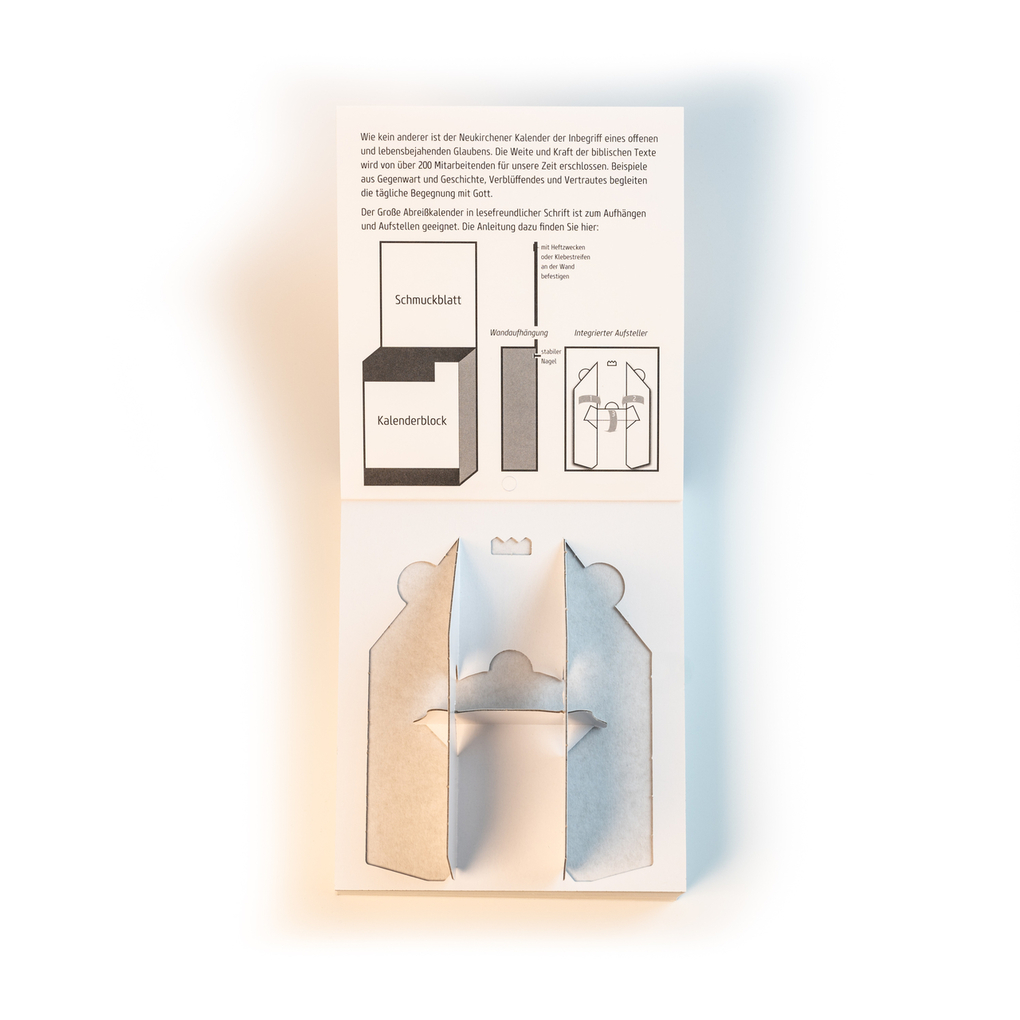 Weitere Ansicht: Neukirchener Kalender 2026 - Großer Abreißkalender in lesefreundlicher Schrift
