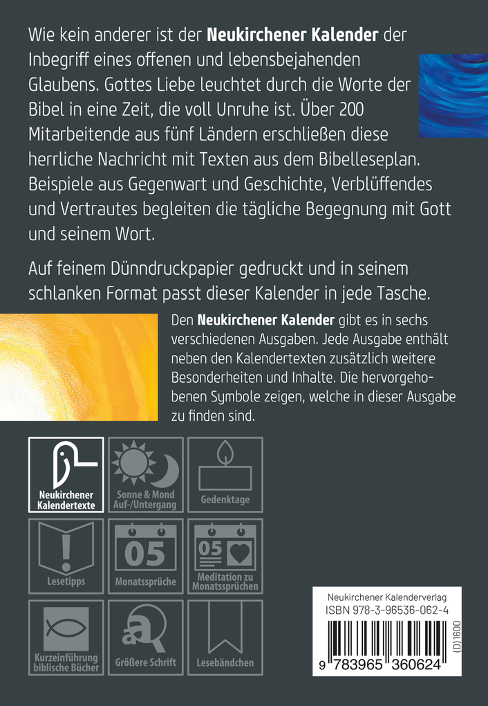 Weitere Ansicht: Neukirchener Kalender 2026 - Pocketausgabe