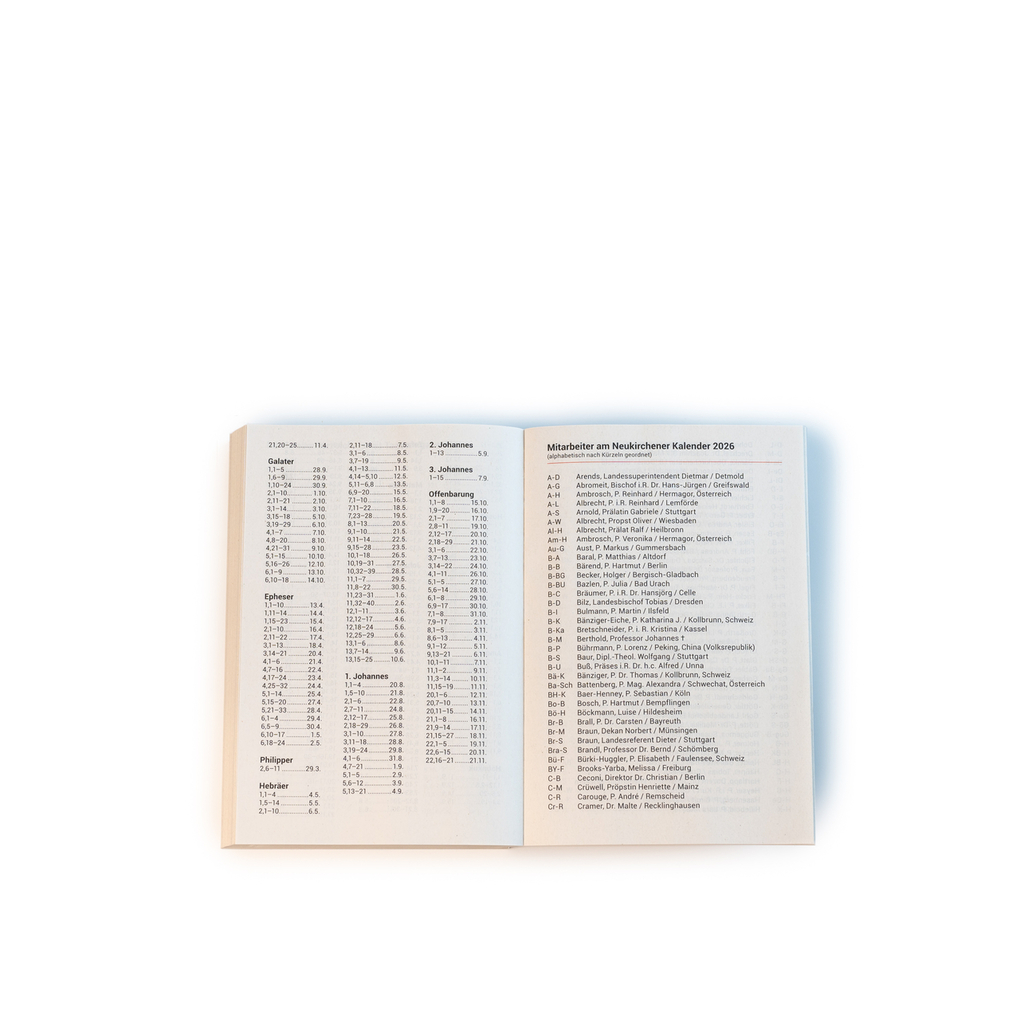 Weitere Ansicht: Neukirchener Kalender 2026 - Taschenbuchausgabe