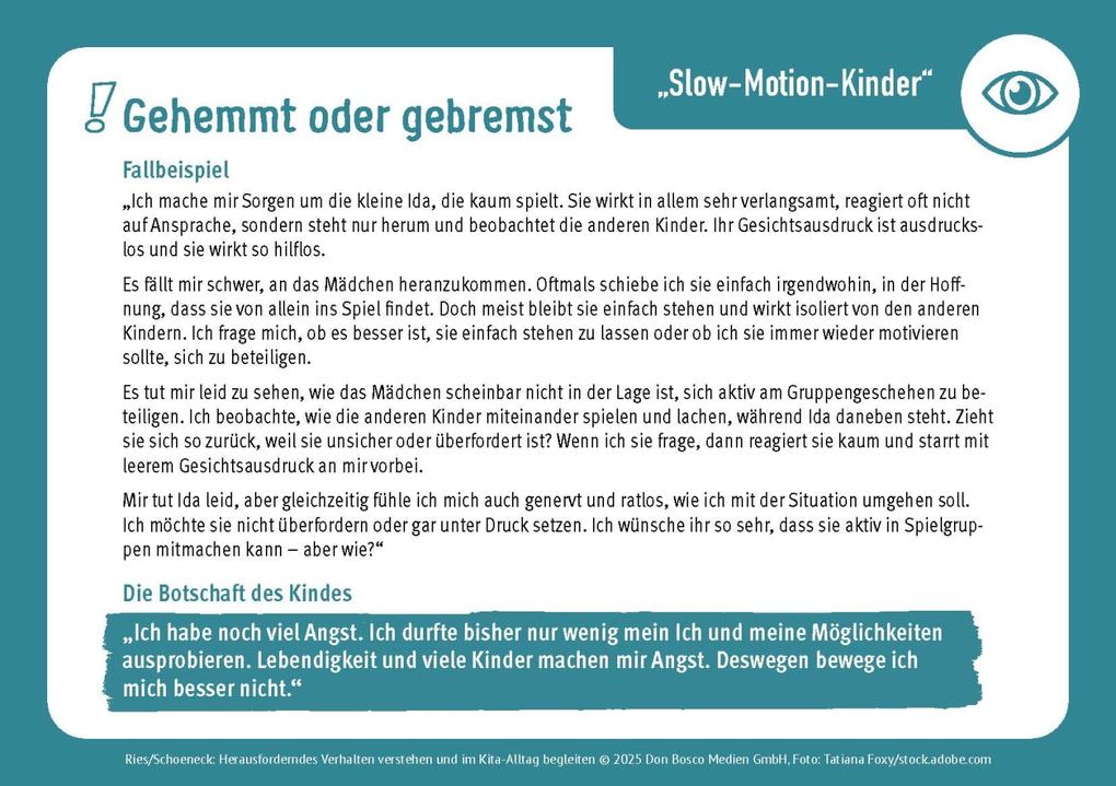 Weitere Ansicht: Herausforderndes Verhalten verstehen und im Kita-Alltag begleiten | Gabriele Ries, Annette Schoeneck