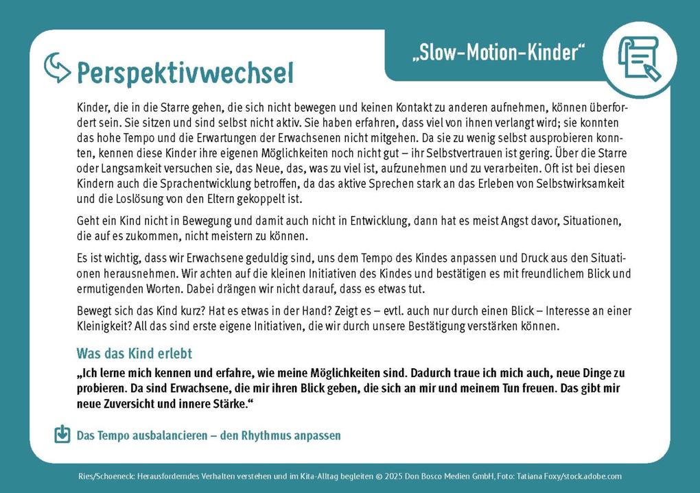 Weitere Ansicht: Herausforderndes Verhalten verstehen und im Kita-Alltag begleiten | Gabriele Ries, Annette Schoeneck