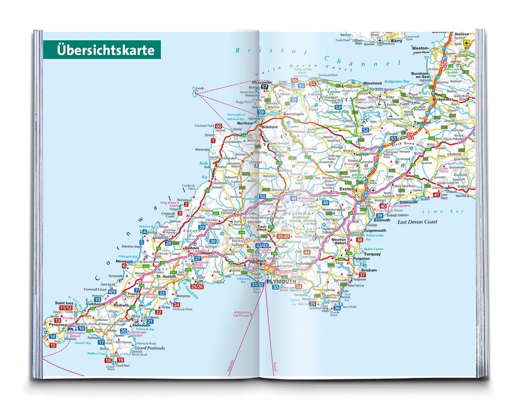 Weitere Ansicht: KOMPASS Wanderführer Cornwall und Devon, 60 Touren mit Extra-Tourenkarte | Claus-Günther Frank, Gaby und Martin Hafen, Gaby Hafen, Martin Hafen