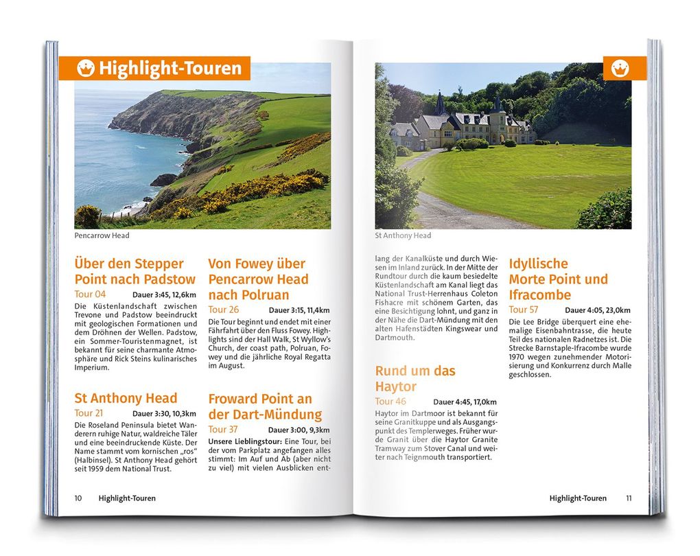 Weitere Ansicht: KOMPASS Wanderführer Cornwall und Devon, 60 Touren mit Extra-Tourenkarte | Claus-Günther Frank, Gaby und Martin Hafen, Gaby Hafen, Martin Hafen