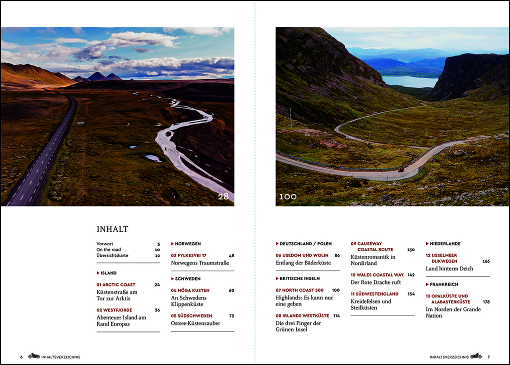 Weitere Ansicht: KUNTH Abgefahren, Die schönsten Bikertouren Europas Küsten | Stephan Fennel, Sne ana imicic, Snežana Šimii