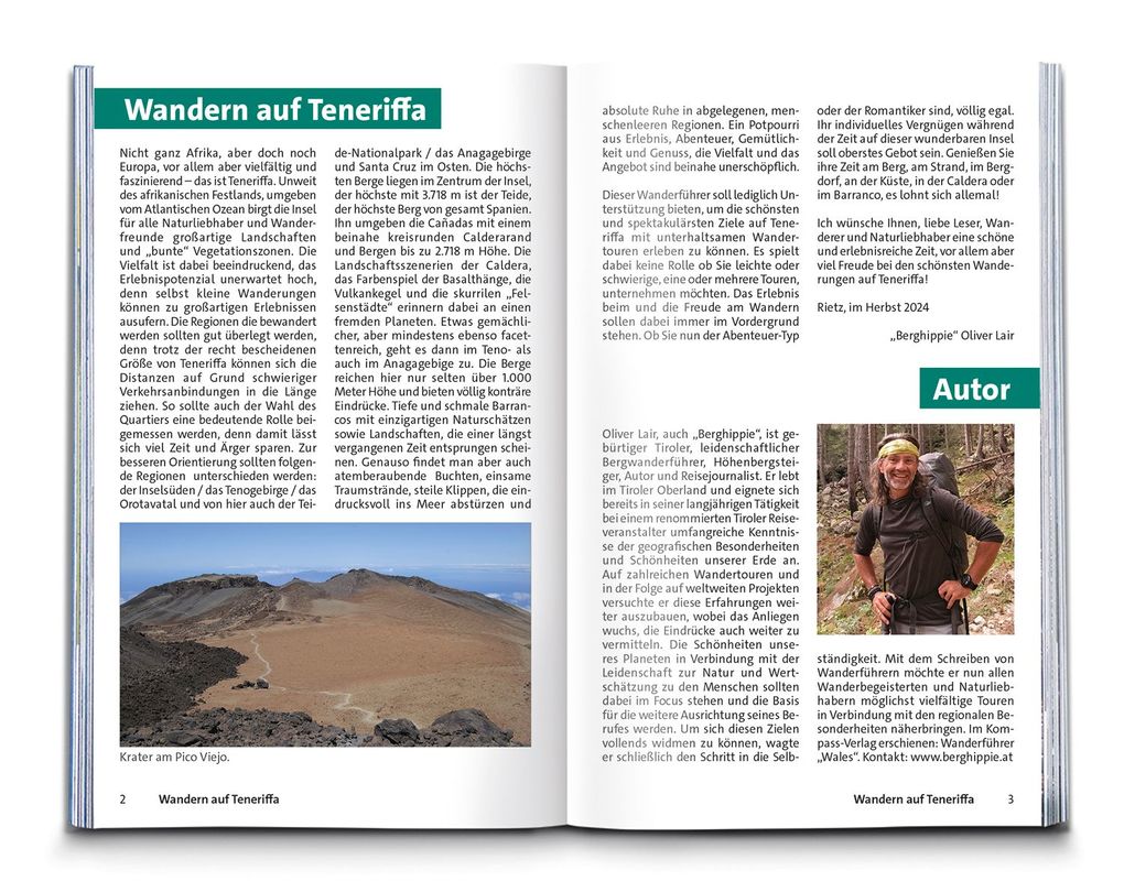 Weitere Ansicht: KOMPASS Wanderführer Teneriffa, 90 Touren mit Extra-Tourenkarte | Oliver Lair