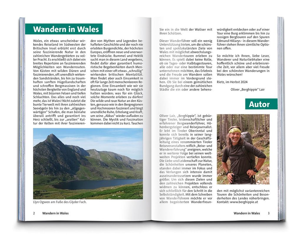 Weitere Ansicht: KOMPASS Wanderführer Wales, 60 Touren mit Extra-Tourenkarte | Oliver Lair