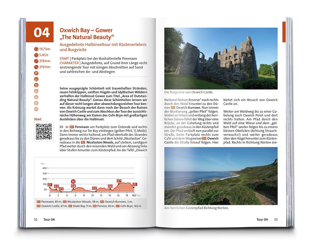 Weitere Ansicht: KOMPASS Wanderführer Wales, 60 Touren mit Extra-Tourenkarte | Oliver Lair