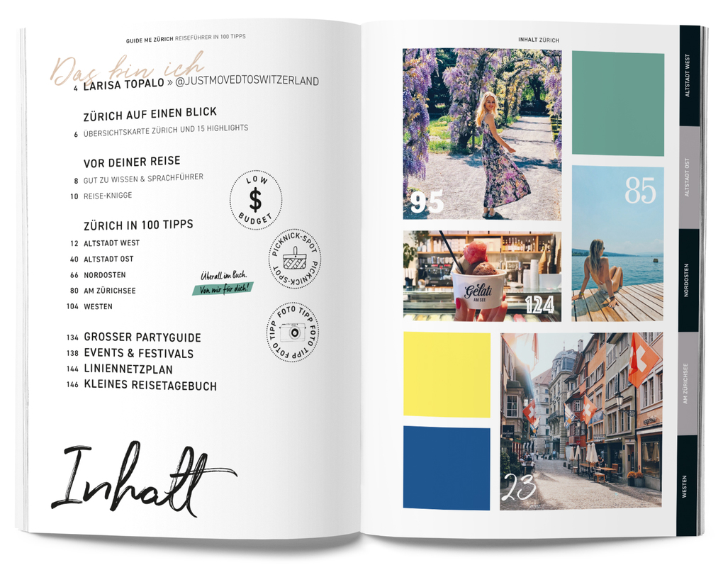 Weitere Ansicht: GuideMe Reiseführer Zürich | Larisa Topalo, @justmovedtoswitzerland