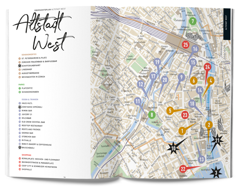 Weitere Ansicht: GuideMe Reiseführer Zürich | Larisa Topalo, @justmovedtoswitzerland