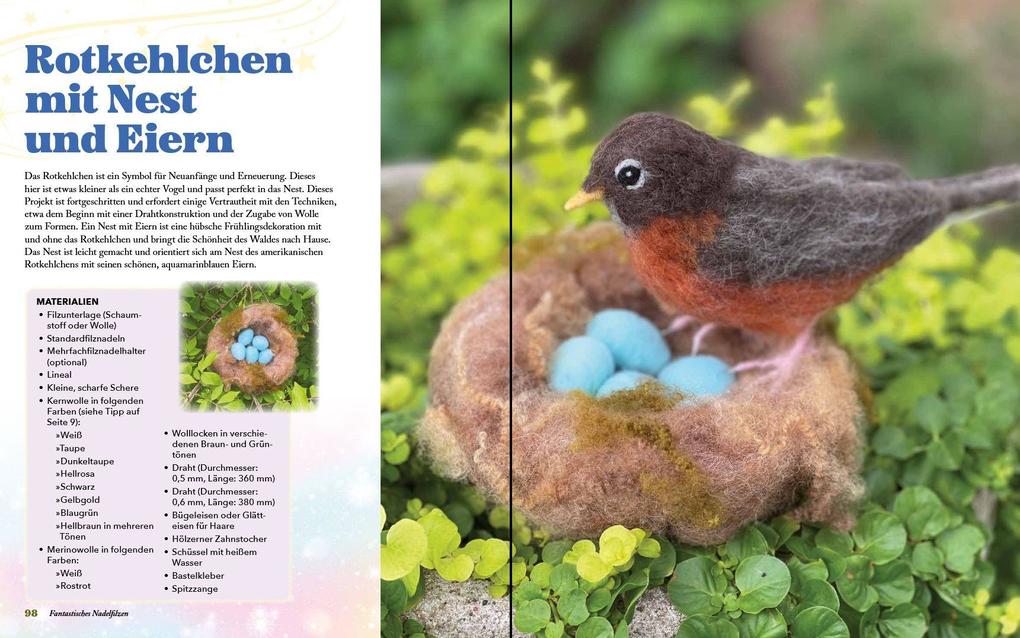 Weitere Ansicht: Fantastisches Nadelfilzen | Claudia Marie Lenart