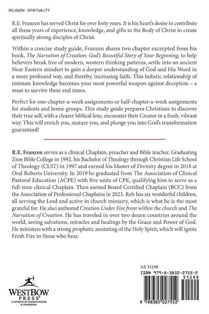 Weitere Ansicht: Informed to Transformed | R. E. Franzen M. Div. BCC.