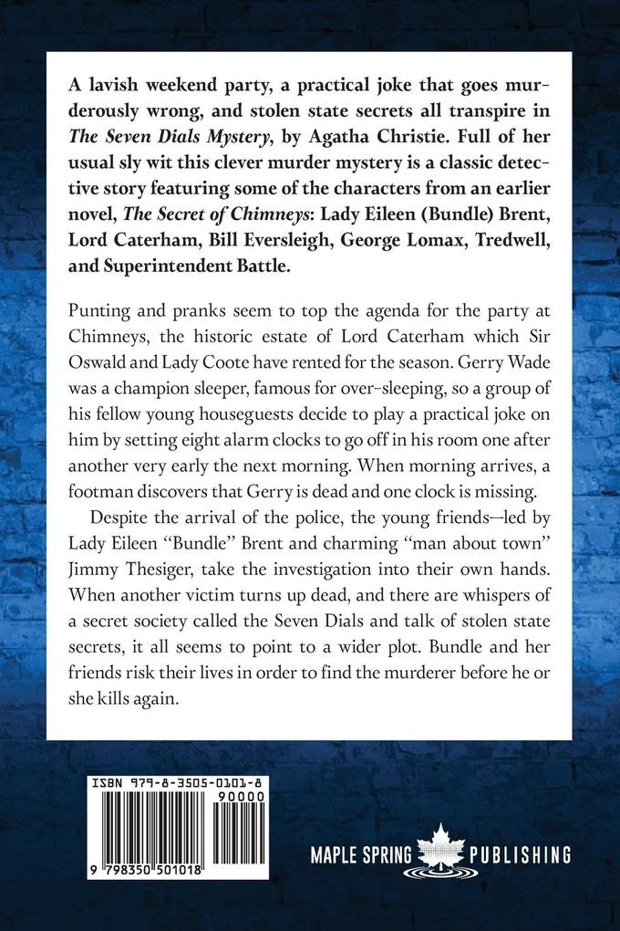 Weitere Ansicht: The Seven Dials Mystery | Agatha Christie