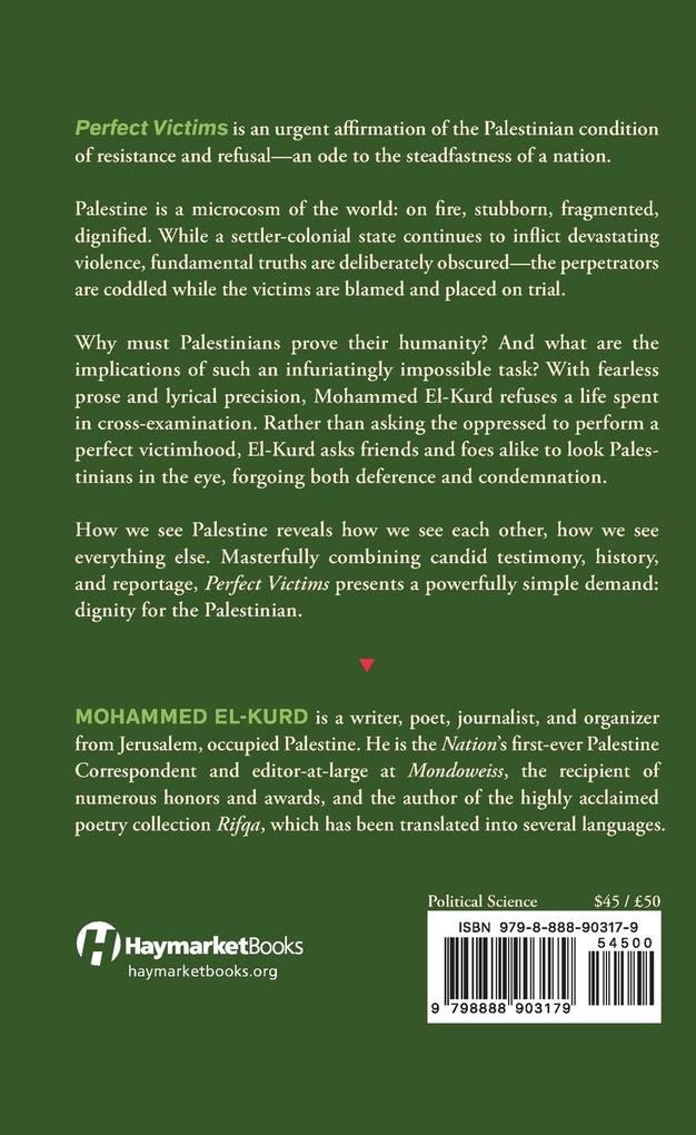 Weitere Ansicht: Perfect Victims | Mohammed El-Kurd