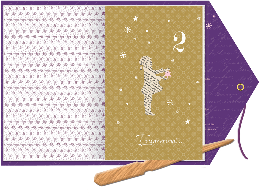 Weitere Ansicht: Brief-Adventskalenderbuch - Advent am knisternden Kamin | Christina Kölsch