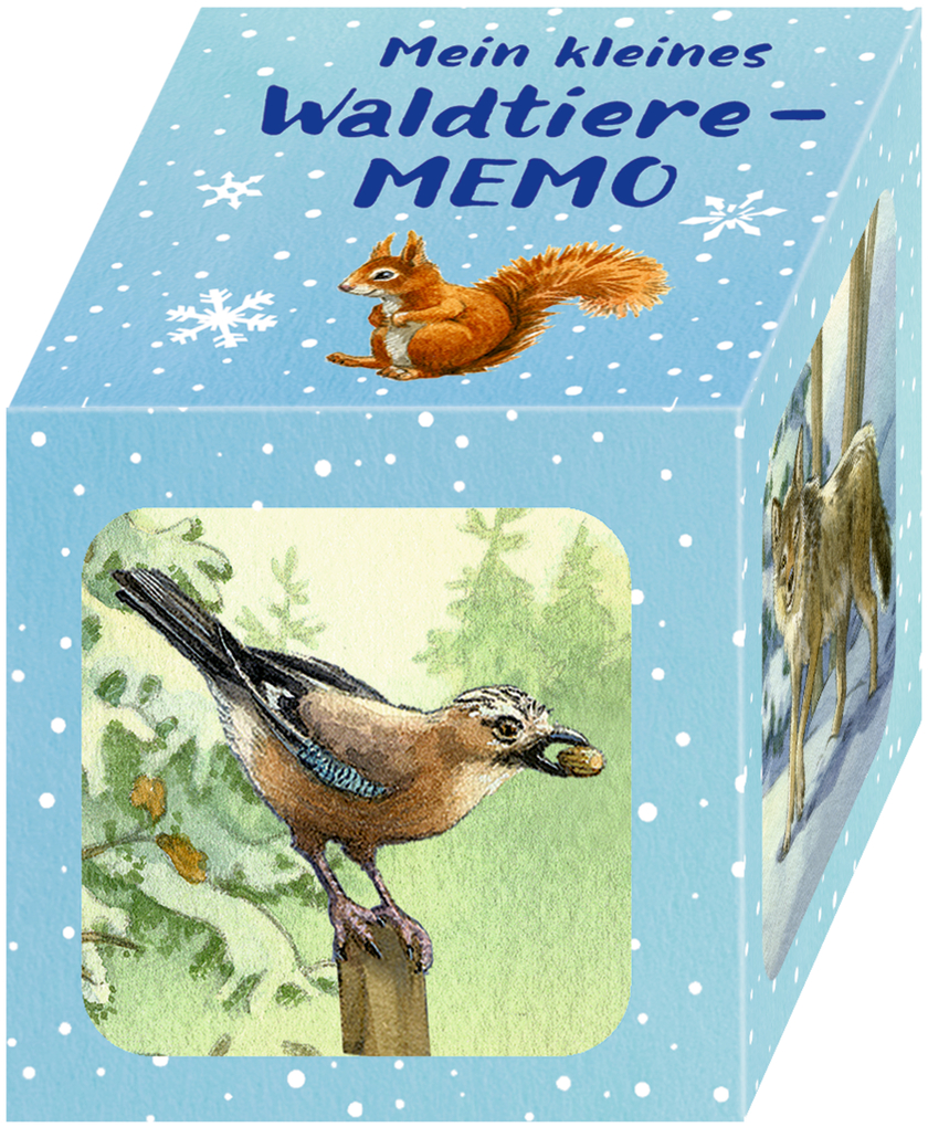 Weitere Ansicht: Memo-Adventskalender - Die Tiere im Winterwald