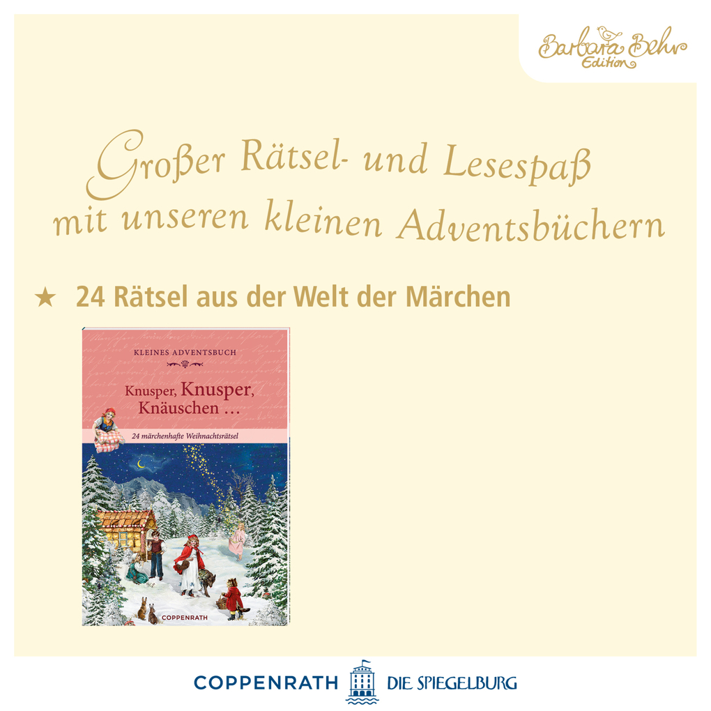 Weitere Ansicht: Adventskalenderbuch mit Türchen - Knusper, knusper, knäuschen ... | Stefan Heine
