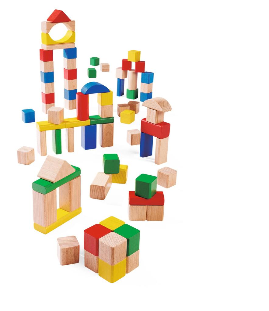 Weitere Ansicht: EH Holzbausteine Bunt /Natur