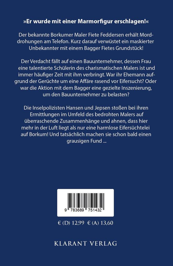 Weitere Ansicht: Borkumer Inselmaler. Ostfrieslandkrimi | Dörte Jensen