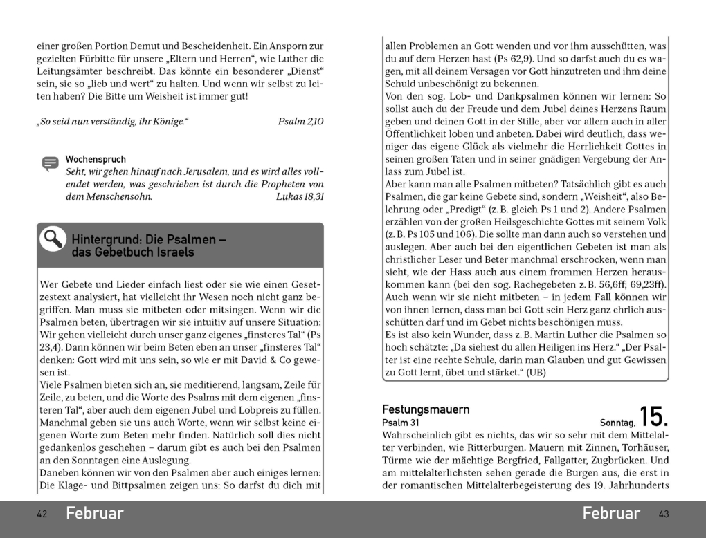 Weitere Ansicht: Termine mit Gott 2026