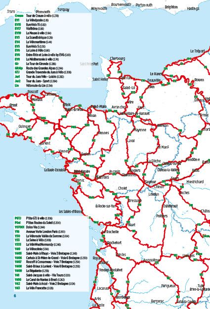 Weitere Ansicht: Radfernwege Frankreich