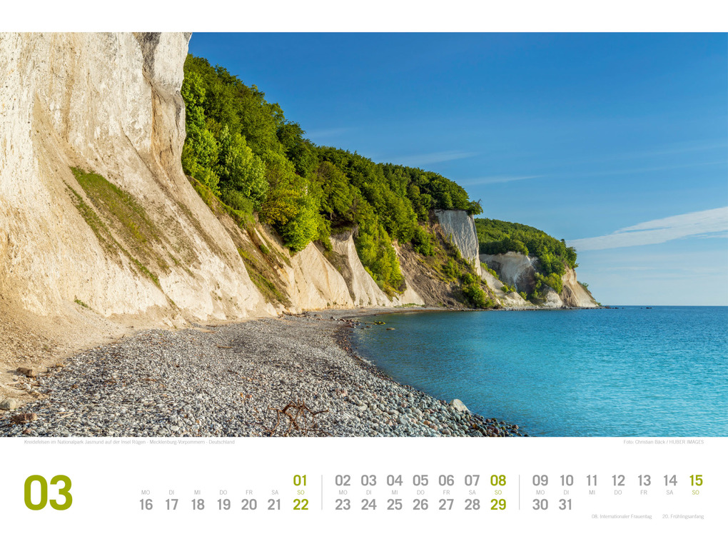 Weitere Ansicht: Ostsee ReiseLust Kalender 2026 | von Flensburg bis nach Usedom | Ackermann Kunstverlag GmbH