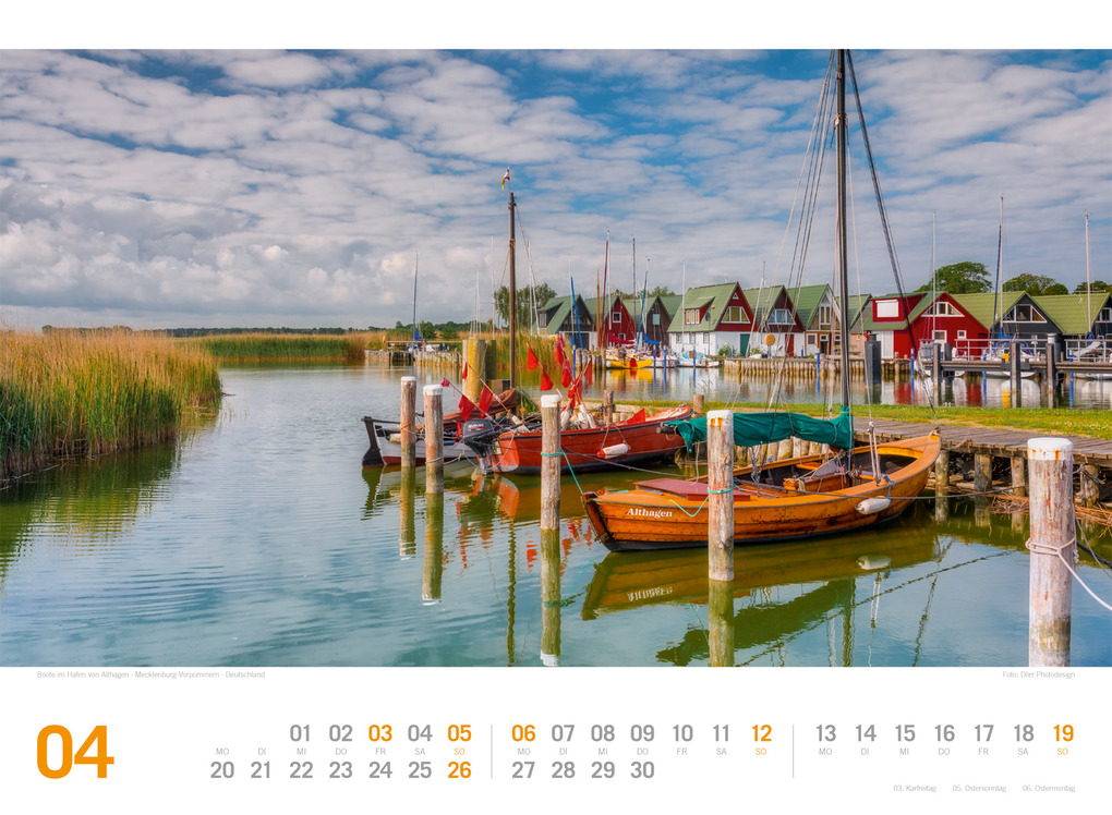 Weitere Ansicht: Ostsee ReiseLust Kalender 2026 | von Flensburg bis nach Usedom | Ackermann Kunstverlag GmbH