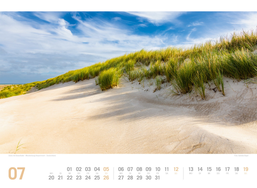 Weitere Ansicht: Ostsee ReiseLust Kalender 2026 | von Flensburg bis nach Usedom | Ackermann Kunstverlag GmbH