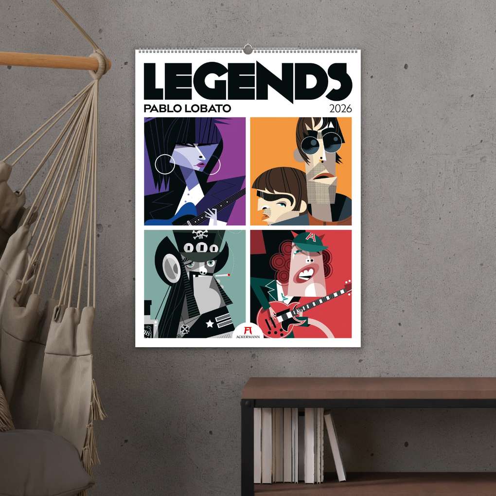 Weitere Ansicht: Legends Kalender 2026 | Musiklegenden