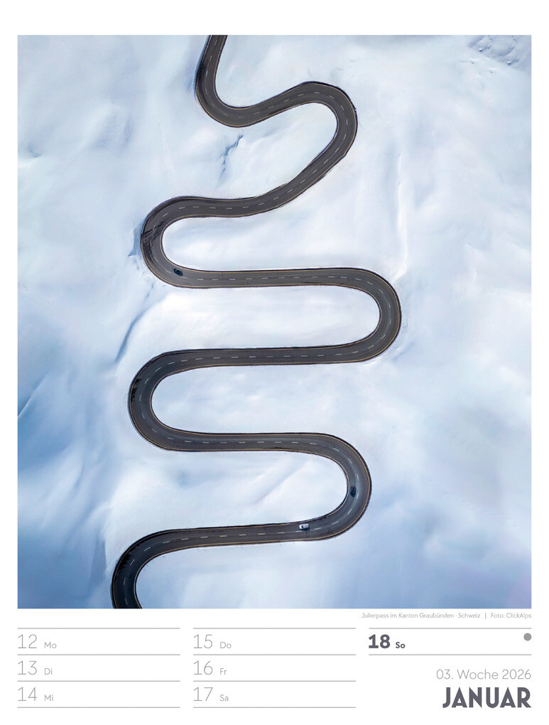 Weitere Ansicht: Above Wochenplaner Luftbild-Kalender 2026 | Ackermann Kunstverlag GmbH