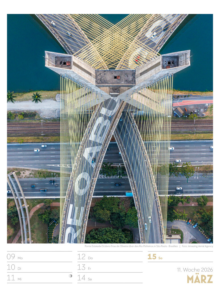 Weitere Ansicht: Above Wochenplaner Luftbild-Kalender 2026 | Ackermann Kunstverlag GmbH