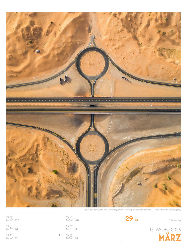 Weitere Ansicht: Above Wochenplaner Luftbild-Kalender 2026 | Ackermann Kunstverlag GmbH
