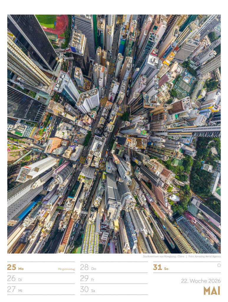 Weitere Ansicht: Above Wochenplaner Luftbild-Kalender 2026 | Ackermann Kunstverlag GmbH