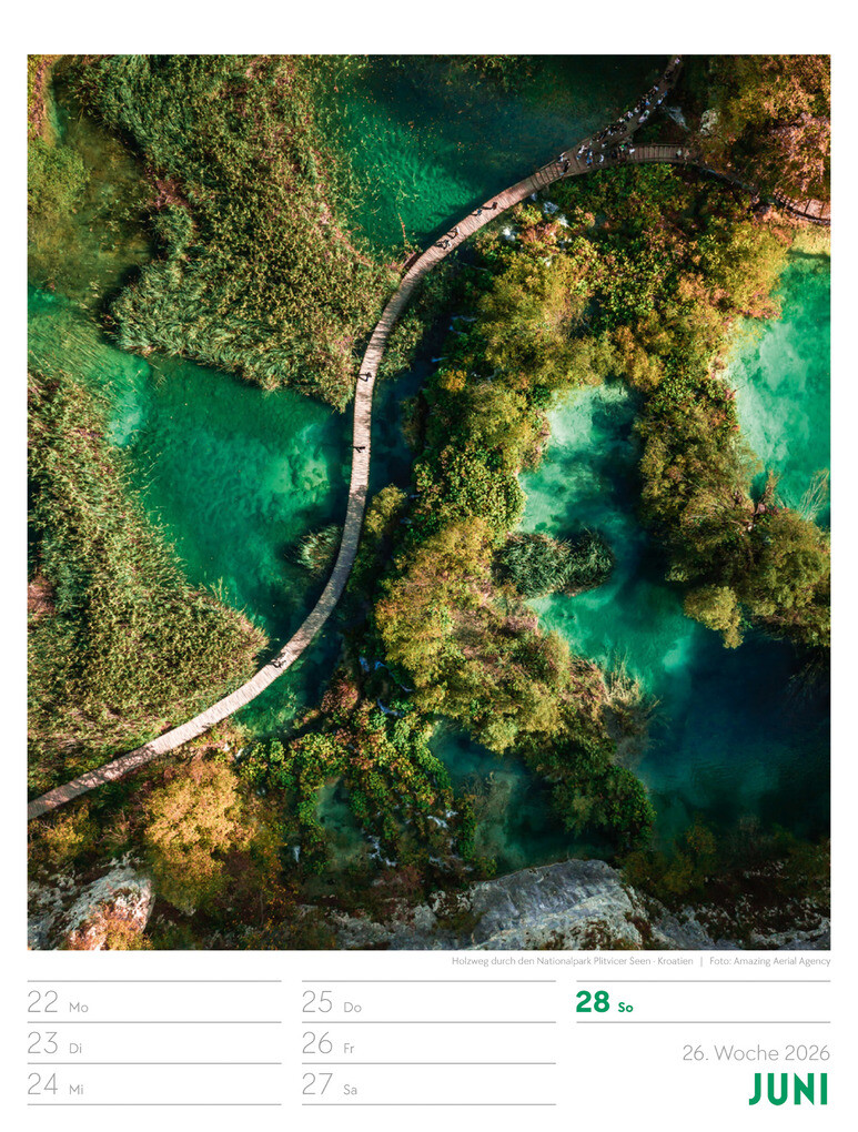 Weitere Ansicht: Above Wochenplaner Luftbild-Kalender 2026 | Ackermann Kunstverlag GmbH