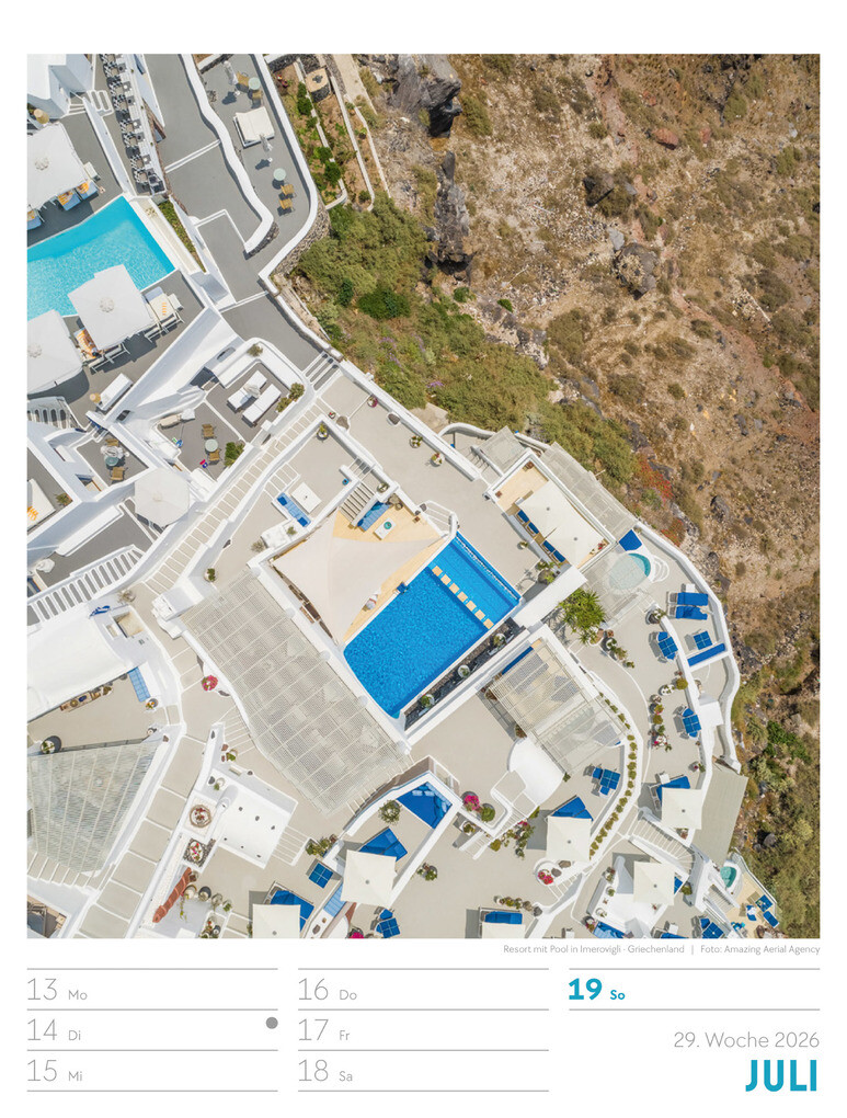 Weitere Ansicht: Above Wochenplaner Luftbild-Kalender 2026 | Ackermann Kunstverlag GmbH