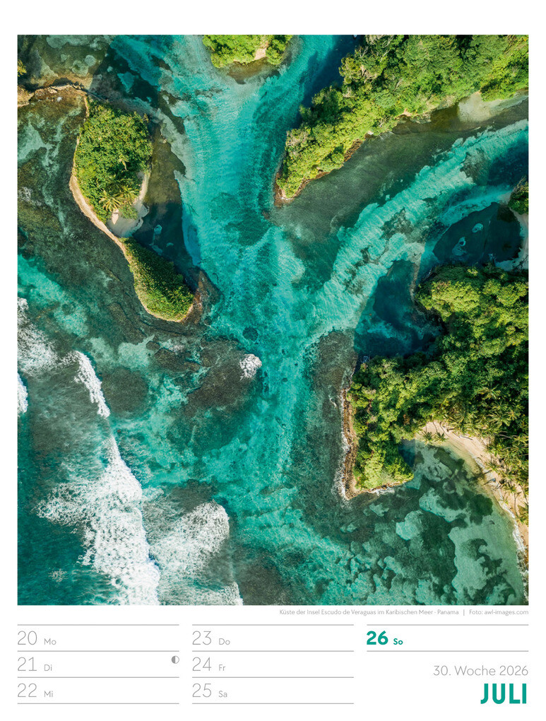 Weitere Ansicht: Above Wochenplaner Luftbild-Kalender 2026 | Ackermann Kunstverlag GmbH