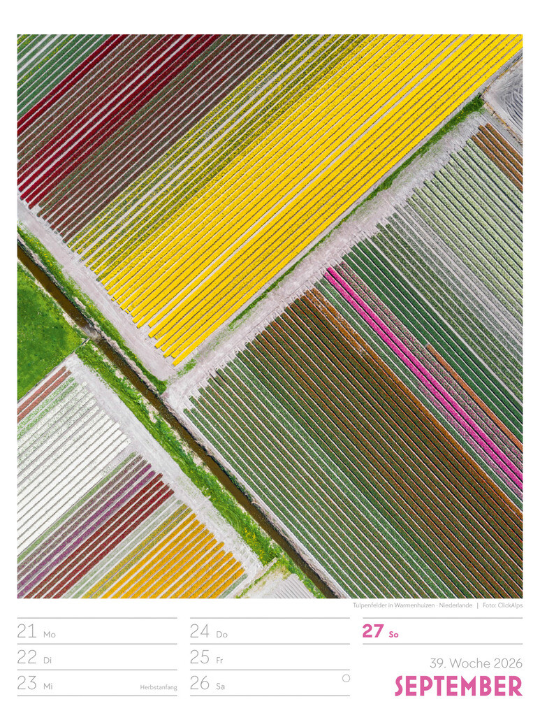 Weitere Ansicht: Above Wochenplaner Luftbild-Kalender 2026 | Ackermann Kunstverlag GmbH