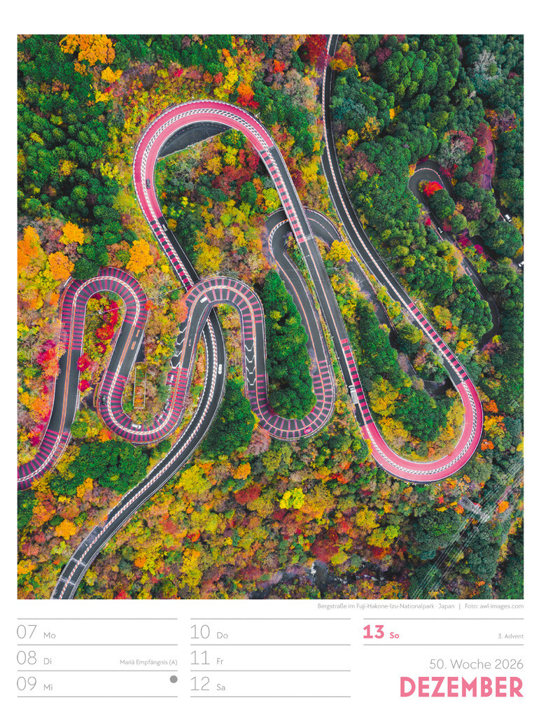 Weitere Ansicht: Above Wochenplaner Luftbild-Kalender 2026 | Ackermann Kunstverlag GmbH