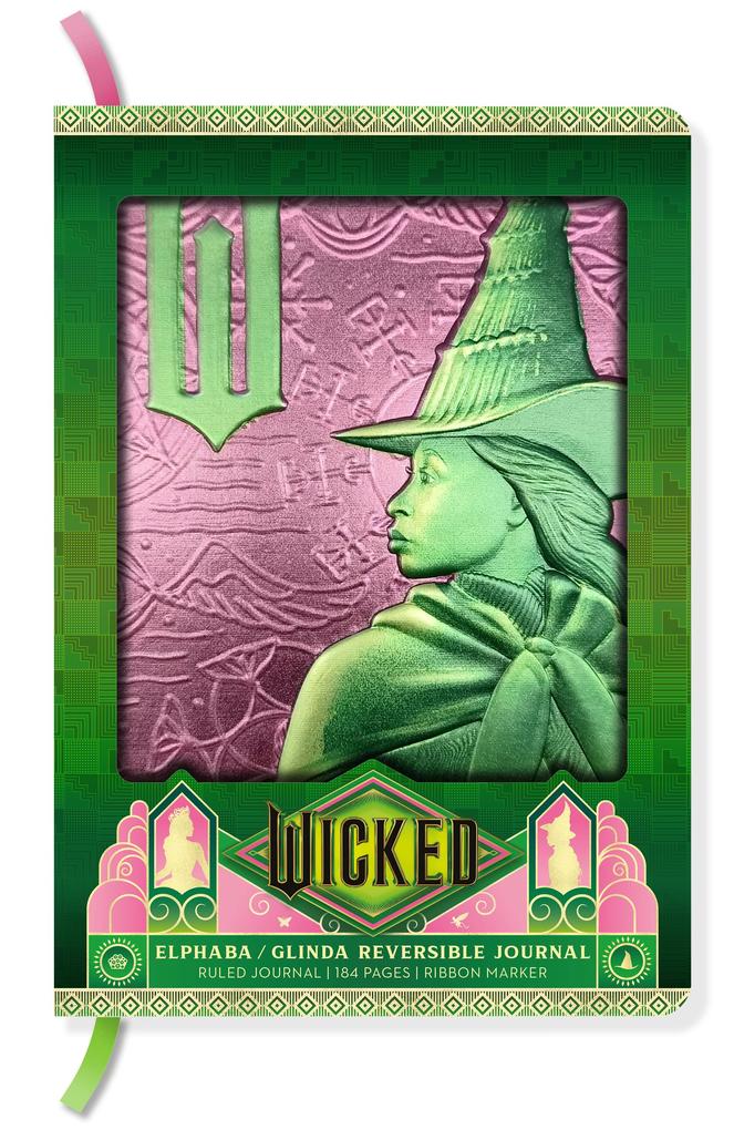 Produktbild: Wicked: Elphaba / Glinda Reversible Sculpted Journal