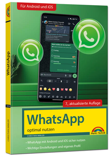 Produktbild: WhatsApp - optimal nutzen - neueste Version 2025; auch alle neuen KI-Funktionen erklärt | Christian Immler