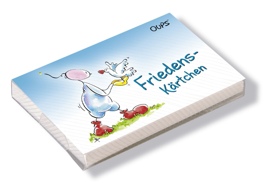 Produktbild: Oups Kärtchenbox - Friedens-Kärtchen | Kurt Hörtenhuber