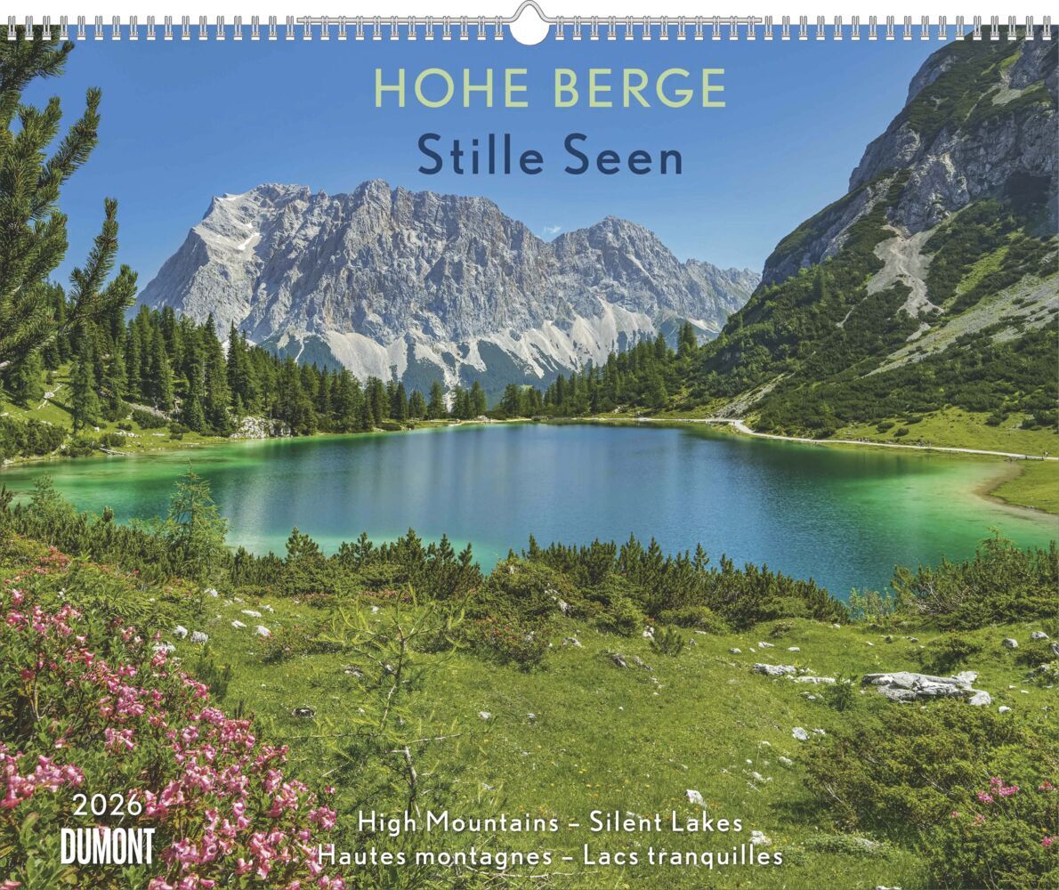 Produktbild: Hohe Berge - Stille Seen 2026 - Wandkalender 52 x 42,5 cm - Spiralbindung | DUMONT Kalenderverlag GmbH & Co. KG